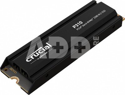 Crucial P310 Gen4 2280 2TB NVMe PCIe M.2 SSD mit heatsink