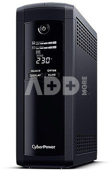 CyberPower UPS VP1200ELCD-FR 1200VA / 720W / 5xFR / AVR / LCD / RJ45
