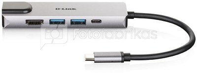 D-Link D-Link DUB-M520 HUB USB -C + USB 3.0 + HDMI