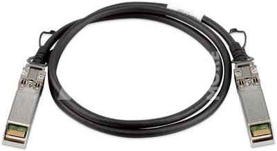D-Link DEM-CB100S SFP+, Copper, Direct Attach Cable, 10/100/1000/10000 Mbit/s, Maximum transfer distance 1 m, -40 to +85C