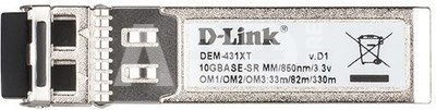 D-Link Transceiver DEM-431XT/10 SFP+ Moduł 10-pack