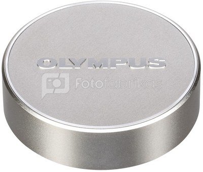Olympus LC-61 Lens Cap for M7518 silver metal