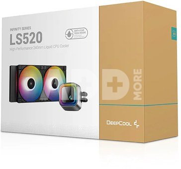 Deepcool | LS520 A-RGB | CPU Liquid Cooler | Black | Intel, AMD