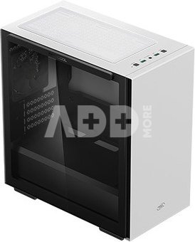 Deepcool MACUBE 110 WH White, ATX, 4, USB3.0x2; Audiox1, ABS+SPCC+Tempered Glass, 1&times;120mm DC fan