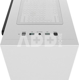Deepcool MACUBE 110 WH White, ATX, 4, USB3.0x2; Audiox1, ABS+SPCC+Tempered Glass, 1&times;120mm DC fan