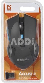 Defender OPTICAL MOUSE ACCURA MM-275 RF BLACK-BLUE