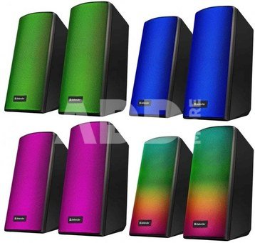 Defender PC SPEAKERS SPITFIRE 2. 0 6W LED USB