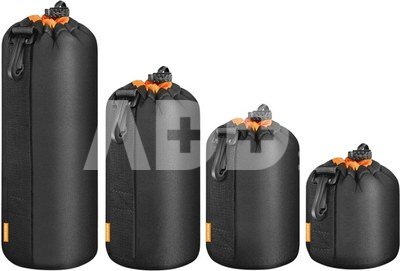 NEEWER 4 Sizes Camera Lens Pouch Bag Orange 10101890