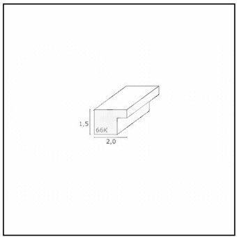 Deknudt S66KH1 P1 oak 18x24 Wooden Frame with Passepartout