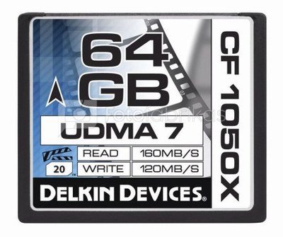 DELKIN CF PRIME UDMA 7 1050X R160/W120 64GB