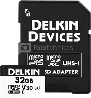 DELKIN TRAIL CAM HYPERSPEED MICROSDHC (V30) 32GB - TOP-SELLER!