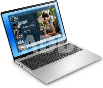 Dell 16 AG 2.5K i7-150U/16GB/512GB/Intel Graphics/Ubuntu/ENG Backlit Kbd/FP/Silver/3Y Basic OnSite Warranty