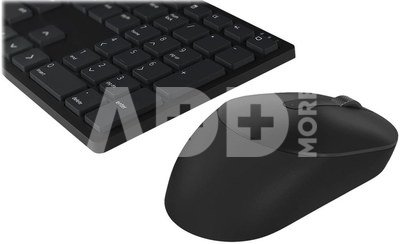 Dell KM5221W Pro | Keyboard and Mouse Set | Wireless | Ukrainian | Black | 2.4 GHz