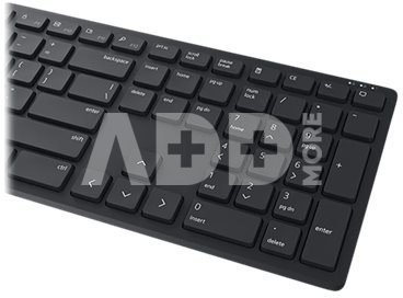 Dell KM5221W Pro | Keyboard and Mouse Set | Wireless | Ukrainian | Black | 2.4 GHz