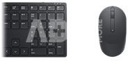 Dell KM5221W Pro | Keyboard and Mouse Set | Wireless | Ukrainian | Black | 2.4 GHz