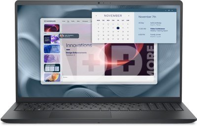 Dell Pro Essential 15 AG FHD i3-100U/8GB/512GB/Intel UHD/Ubuntu/ENG kbd/FP/Black/3Y ProSupport NBD Onsite Warranty | Dell