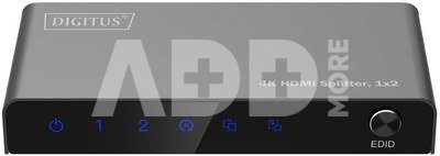 Digitus 4K HDMI Splitter, 1x2 | DS-55336 | Black