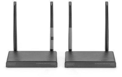 Digitus 4K Wireless HDMI KVM Extender Set, 150 m | DS-55328 | Black