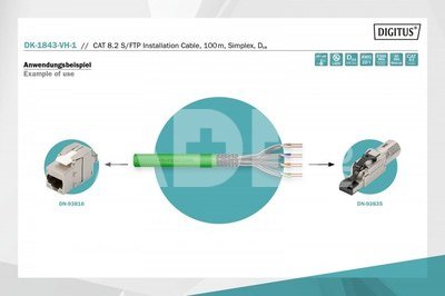 Digitus Cabel S/FTP cat. 8 DK-1843-VH-1