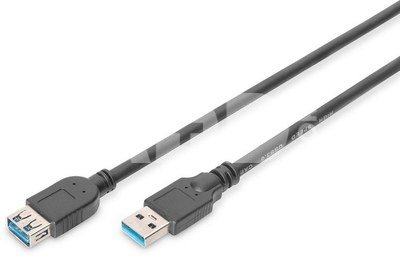 Digitus Extension Cable USB 3.0 SuperSpeed Type USB A/USB A/Z black 3,0m