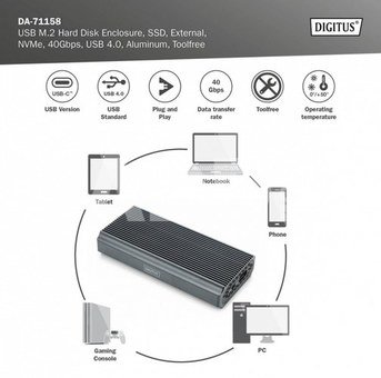 Digitus External HDD Enclosure DA-71158