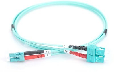 Digitus FO Patch Cord, Duplex, LC to LC SC MM OM3 50/125 &micro;, 2 m