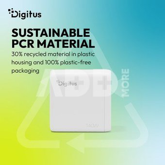 Digitus | USB GaN Charger 140W, 3x USB-C, 1x USB-A | DA-10305