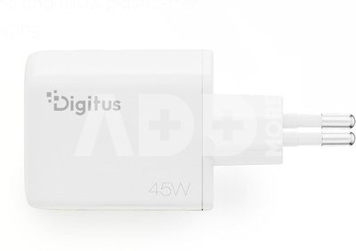 Digitus | USB GaN Charger 45W, 1x USB-C, 1x USB-A | DA-10302