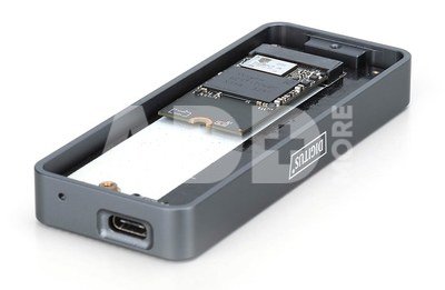Digitus USB M.2 hard disk enclosure, SSD, external, NVMe, 20Gbps, USB 3.2 Gen2x2