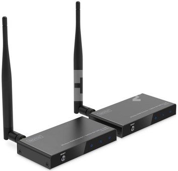 Digitus Wireless HDMI Extender/Splitter Set (100m, 1x4) | DS-55346 | Black
