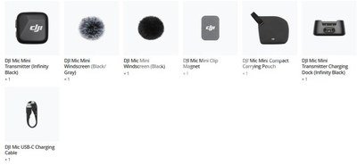 DJI Mic Mini Transmitter (Infinity Black)