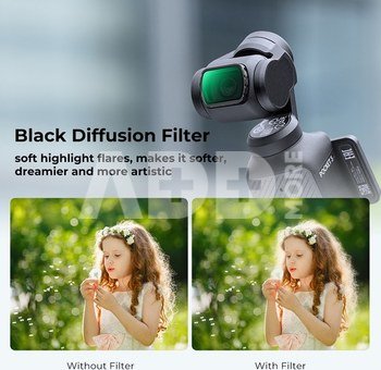 DJI Osmo Pocket 3 Magnetic Filter (Black mist 1/4 )Lens HD, one side coated