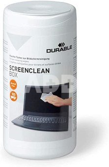 Durable SCREENCLEAN BOX 100 Screen Cleaning Wipes 573602