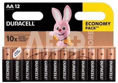 Duracell Alkaline batteries Basic LR6/AA 12 pcs