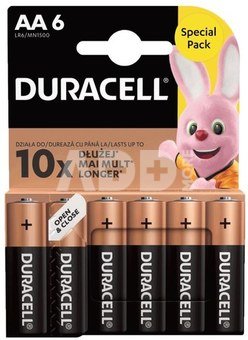 Duracell Basic AA/LR6 blister 6pcs