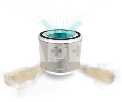 Duux | HEPA+Carbon filter for Bright Air Purifier | Suitable for Sphere air purifier (DXPU06 or DXPU07) | White