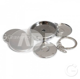 Dvipusis rakabukas raktų pakabukas 37mm (50vnt)|894212