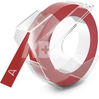 Dymo 3D Label Tape 9 mm x 3 m Plastic glossy red
