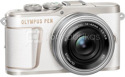 Olympus PEN E-PL10 Body white incl. Charger + Battery