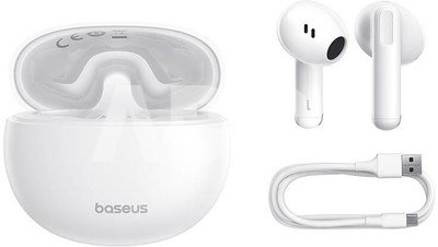 Earphones TWS Baseus Bowie E12 (white)