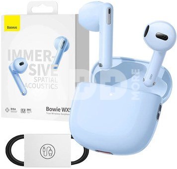 Earphones TWS Baseus Bowie WX5 (blue)