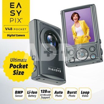 Easypix V48 Pocket anthrazit