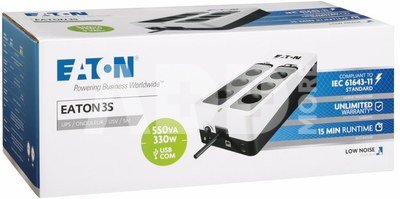 Eaton UPS 3S 550 DIN 550 VA, 330 W, Off line