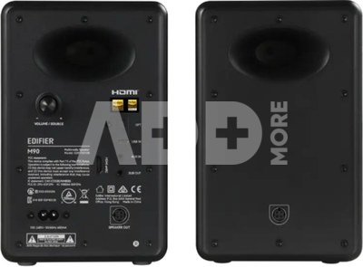 Edifier M90 Compact Active 2.0 Speakers, Black