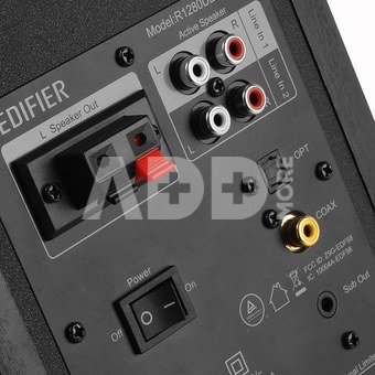 Edifier Powered Bluetooth Bookshelf Speakers R1280DBS Black, Bluetooth, Wireless connection