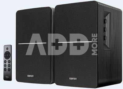 Edifier Powered Bluetooth Bookshelf Speakers R1280DBS Black, Bluetooth, Wireless connection
