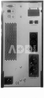 Energenie EG-UPS-PS3000-02 3000 VA pure sine wave UPS, LCD display, 3 x Schuko + 3 x C13 outputs, USB, black