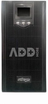Energenie EG-UPS-PS3000-02 3000 VA pure sine wave UPS, LCD display, 3 x Schuko + 3 x C13 outputs, USB, black