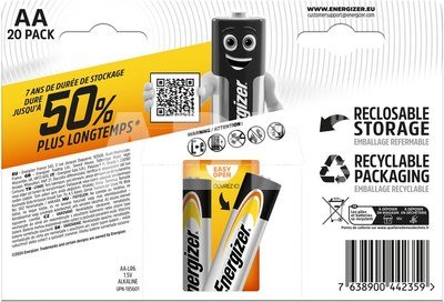 Energizer battery Alkaline Power AA CHP20