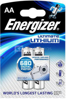1x2 ENERGIZER Ultimate Lithium Mignon AA LR 6 1,5V